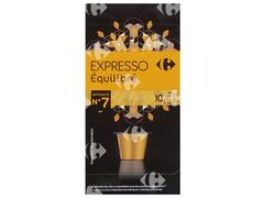 Café en Capsules Expresso Equilibré Carrefour N7x10