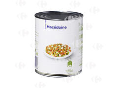 Conserve Macédoine de Légumes Carrefour Blanc800g