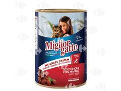 Bouchées de Bœuf pour Chats Miglior Gatto 405g