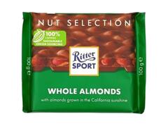 Tablette de Chocolat au Lait aux Amandes Ritter Sport 100g