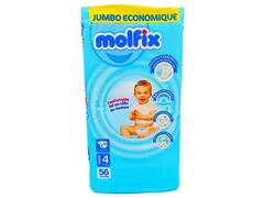 Couches Bébé Molfix Jumbo Maxi 56 unités