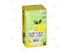 Infusions en Sachets Thé Vert Bio Au Citron Clipper 20 sachets