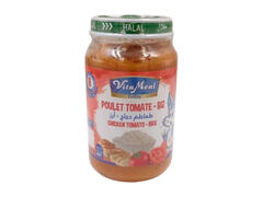 Compote de Poulet Tomate Riz Vitameal 200g.