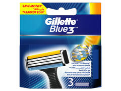 Recharges de lames de rasoir Blue3 Gillette 3 unités