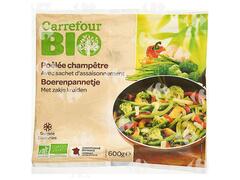 Légumes Cuisinés Bio Poêlée Champêtre Carrefour Bio 600g.