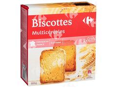 Biscottes Multicéréales Carrefour 300g