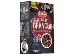 Crunchy Granola Chocolat et Cerise Emco 340g