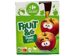 Compote Pomme Allégée en Sucre Carrefour Classic 4x90g