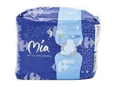 Lot Serviettes Hygiéniques maxi nuit Mia 8 unités + Serviettes Hygiéniques maxi nuit Mia 16 unités