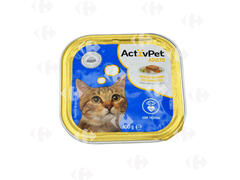 Pâté pour Chats au Bœuf et Veau Activpet 100g