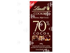 Tablette Chocolat Cooking 70% Cacao Lindt 200g
