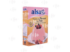 Flan à Préparer Fraise Alsa 16g