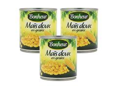 Maïs Doux en Grains Bonheur 3x184g.