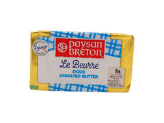 Beurre Doux Plaquette Paysan Breton 200g.