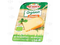 Fromage Gouda Bio en Tranches Président 150g