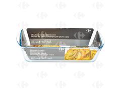 Moule à Cake en Verre 28cm Carrefour Home 1 unité.