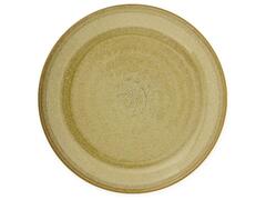 Assiette en Porcelaine Brun Réactif Boho Kasa 27 cm
