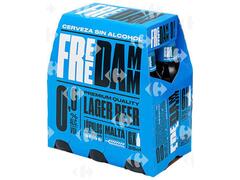 Pack de 6 Bières sans Alcool Estrella Damm 25cl.