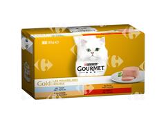 Mousselines pour Chats 4 Saveurs Gold Gourmet 4x85g