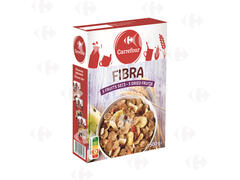 Céréales Fibra 5 Fruits Secs Carrefour 500g