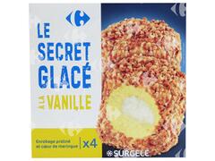 Dômes Vanille Praliné Cœur Meringue Carrefour 4x130ml