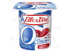 Dessert Lacté Fraise Light Elle Et Vire 125g.