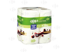 Essuie Tout Ultra Absorbant 3 Plis Carrefour 4 rouleaux