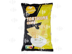 Chips Tortillas Nature Carrefour 150g