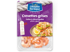 Crevettes Grises Décortiquées Cuites L'Assiette Nordique 150g