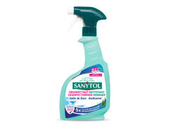 Nettoyant et Désinfectant Salle de Bain Anti-Bactérien Sanytol 500ml