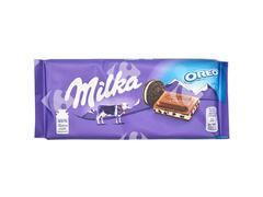 Tablette de Chocolat au Lait et Oreo Milka 100g