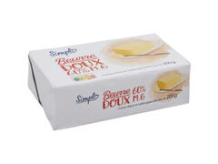 Beurre Doux 60% M.G Carrefour Simpl 200g