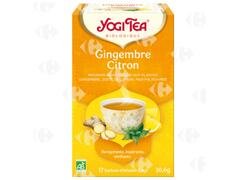 Infusion Gingembre Citron Yogi Tea 17 sachets