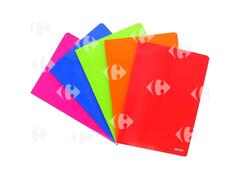 Cahier Piqué Couverture en Plastique 192 pages Seyès 24x32cm Ancor 90g