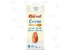 Crème Cuisine Amande Bio Ecomil 200ml
