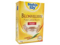 Sucre en Poudre de Canne Blond Blonvilliers Béghin Say 1kg