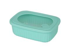 Boîte Hermétique Rectangulaire en Plastique Verte Kasa 0,85 L