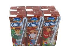 Pack Lait Aromatisé au Chocolat Ghani 6x200ml.