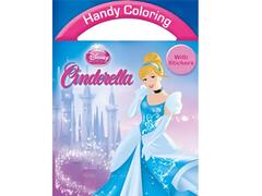 Coloriage Pratique : Cendrillon avec des Autocollants