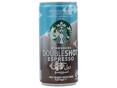 Café Glacé Espresso sans Sucre Doubleshot Starbucks 20cl