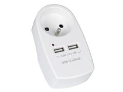 Adaptateur Avec 2 Ports Usb 2.1A