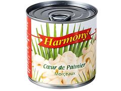 Conserve de Cœurs de Palmiers Coupés Harmony 250g.