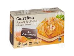 Paniers Feuillettés aux 2 Saumons Carrefour 100g 4 unités
