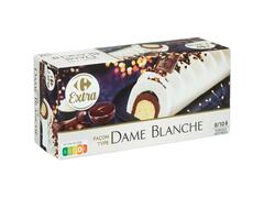 Bûche Dame Blanche Vanille Chocolat Carrefour 1L