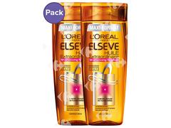 Pack 2 Shampoings Elseve Huile Extraordinaire Cheveux Très Secs 400 ml