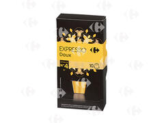 Café en Capsules Expresso Doux Carrefour N4x10