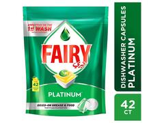 Pastilles Lave-vaisselle Tout-En-1 Plus Citron Fairy 42 unités
