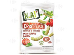 Chips Crisp Peas Tomate Basilic Nature Addict 50g