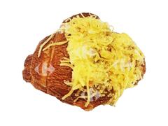 Mini croissant au fromage à la pièce.