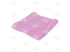 Serviette Carrée Rose Bonbon 30x30cm.